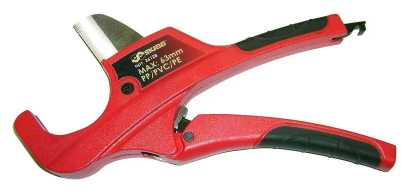 Труборез для труб ПВХ Skrab 6-63 мм автомат (26128) – фото №1 Труборез для труб ПВХ Skrab 6-63 мм автомат (26128) – №1