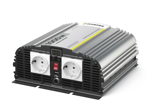 Инвертор Pitatel 1000W модифицированный синус – фото №1 Инвертор Pitatel 1000W модифицированный синус – №1
