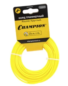 Может понадобиться Леска для триммера Champion Round 2,4 мм/15 м круглая Может пригодиться Леска для триммера Champion Round 2,4 мм/15 м круглая