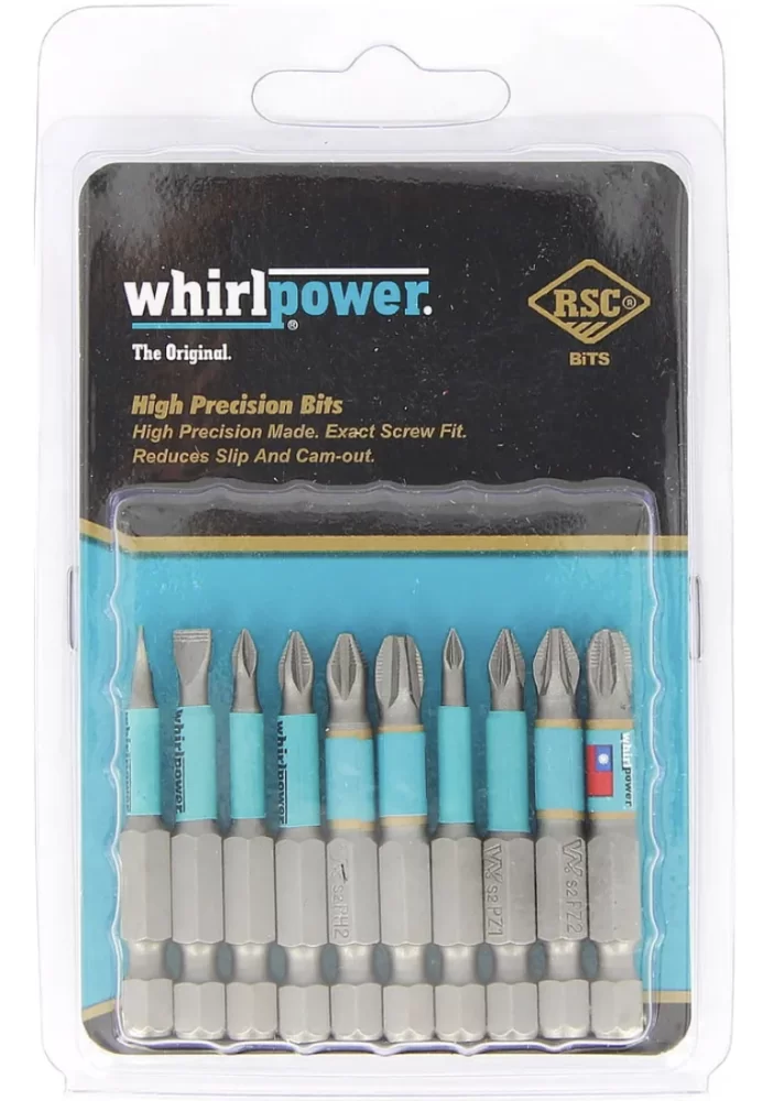 Набор бит WhirlPower Ph/Pz/Sl 50 мм (10 шт) – фото №1 Набор бит WhirlPower Ph/Pz/Sl 50 мм (10 шт) – №1