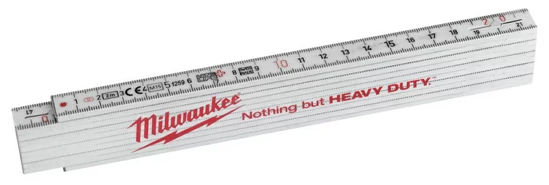 Метр складной композитный Milwaukee 2 м – №1
