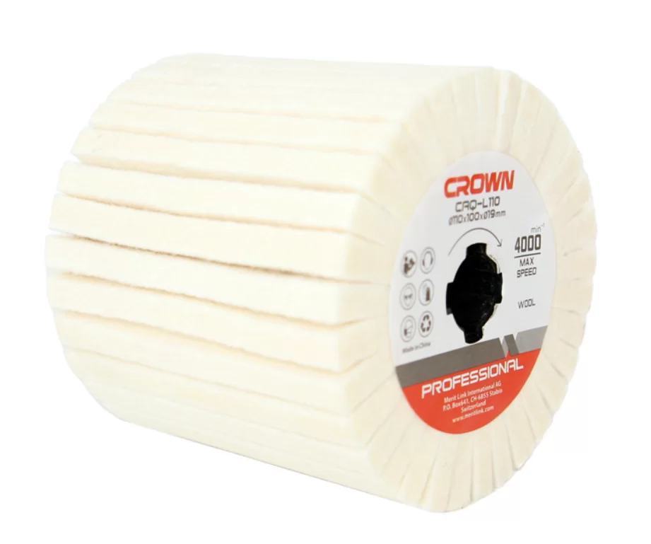 Щетка для браширования Crown CAQ-L110 шерстяная – №1