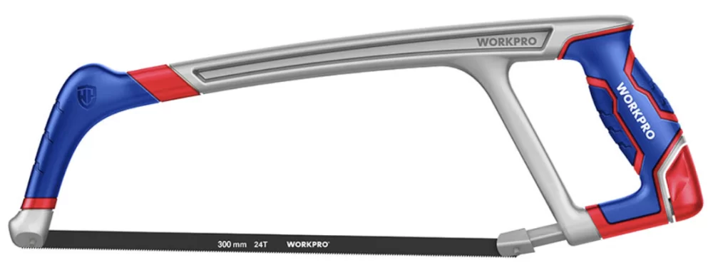 Ножовка по металлу WORKPRO 300 мм алюминиевая сверхпрочная (WP215027) – фото №1 Ножовка по металлу WORKPRO 300 мм алюминиевая сверхпрочная (WP215027) – №1