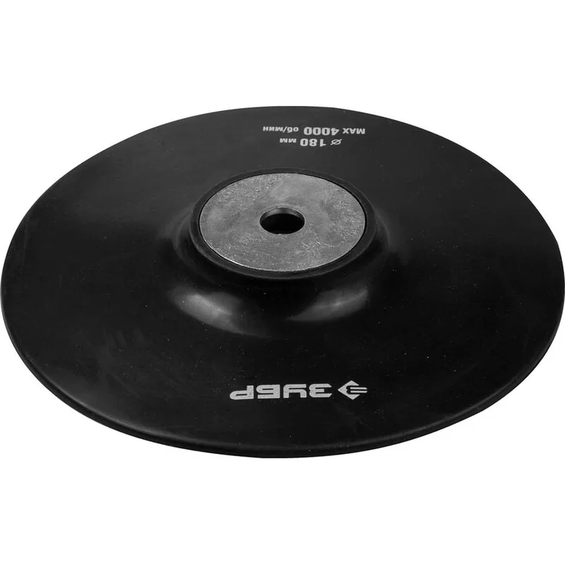 Тарелка опорная для УШМ Зубр Мастер 180 мм, резиновая – фото №1 Тарелка опорная для УШМ Зубр Мастер 180 мм, резиновая – №1