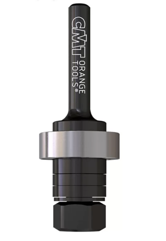Державка для фрезы пазовой CMT S=12 с подшипником и гайкой – №1