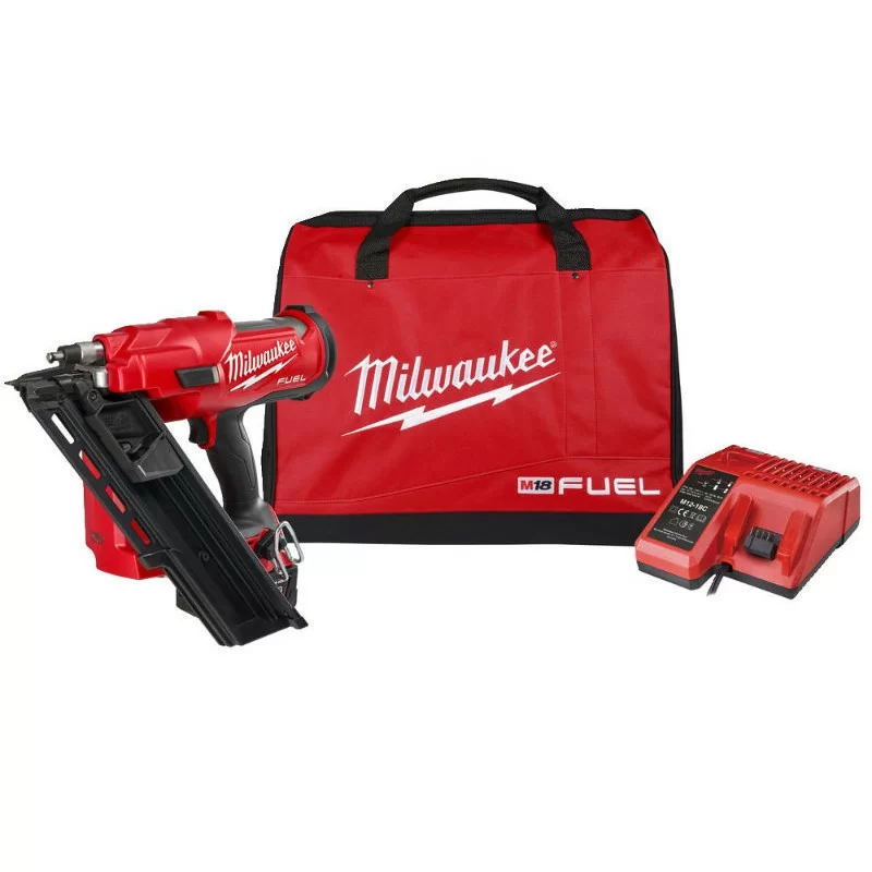 Аккумуляторный гвоздезабиватель Milwaukee M18 FFN-502C (2х5,0 Ач) №2
