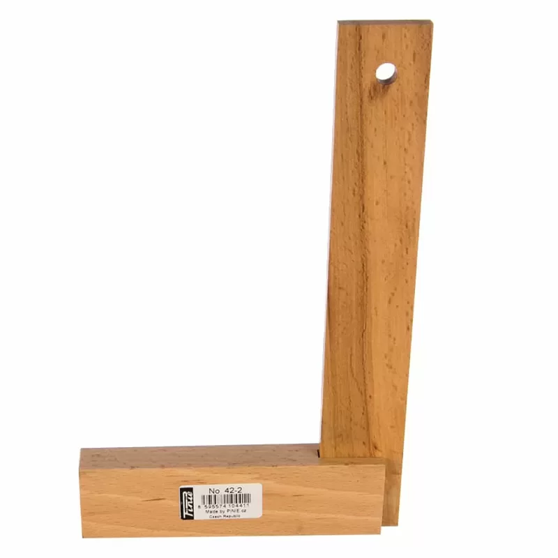 Угольник деревянный Pinie 250х150 мм, угол 90º – фото №1 Угольник деревянный Pinie 250х150 мм, угол 90º – №1