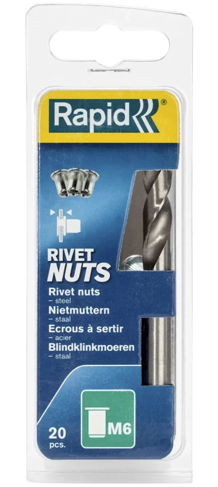 Заклепки резьбовые Rapid R:Rivets М6 (20 шт) №1