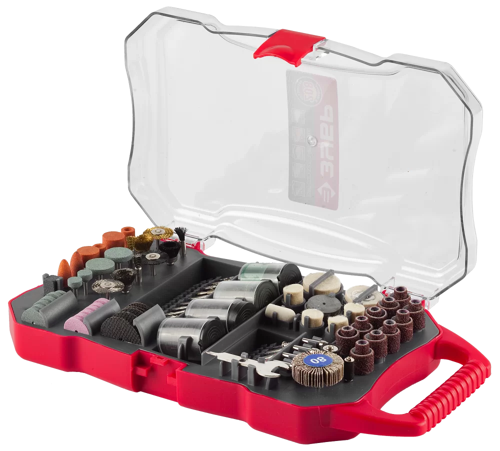 Набор мини-насадок для гравера Зубр (208 шт) – №1