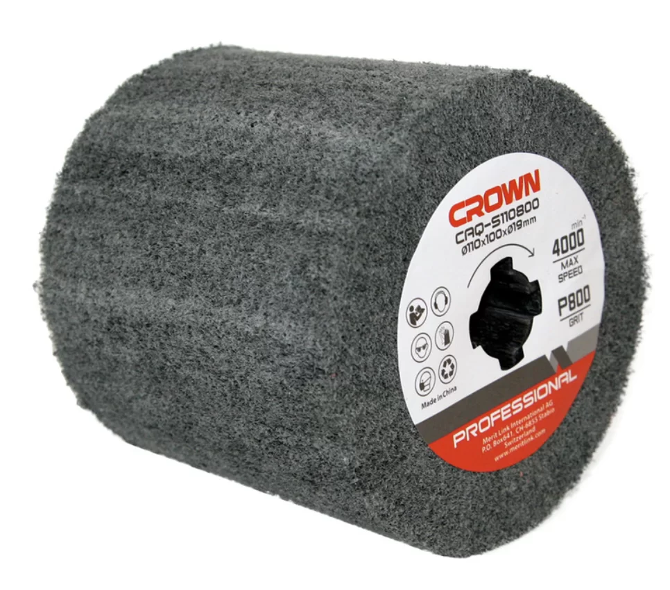 Щетка для браширования Crown CAQ-S110800 абразивная – №1