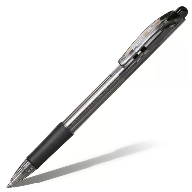 Ручка шариковая автоматическая Pentel 0,7 мм, черная – фото №1 Ручка шариковая автоматическая Pentel 0,7 мм, черная – №1