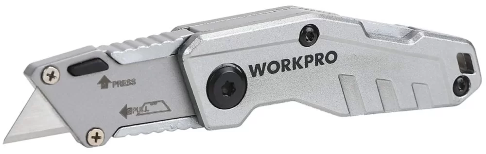 Нож складной WORKPRO алюминиевый (WP211010) – №1