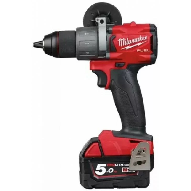Аккумуляторная дрель-шуруповерт Milwaukee M18 FDD2-502X FUEL (2х5,0 Ач) – №1