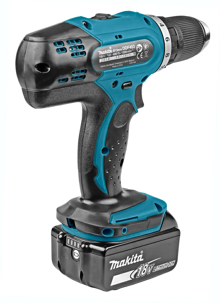 Аккумуляторная дрель-шуруповерт Makita DDF 453SYE (2х1,5 Ач) №2