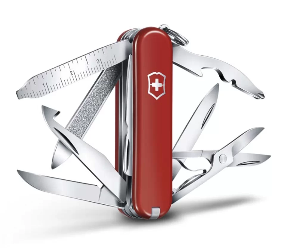 Нож-брелок многофункциональный Victorinox MiniChamp 58 мм (0.6385) №1