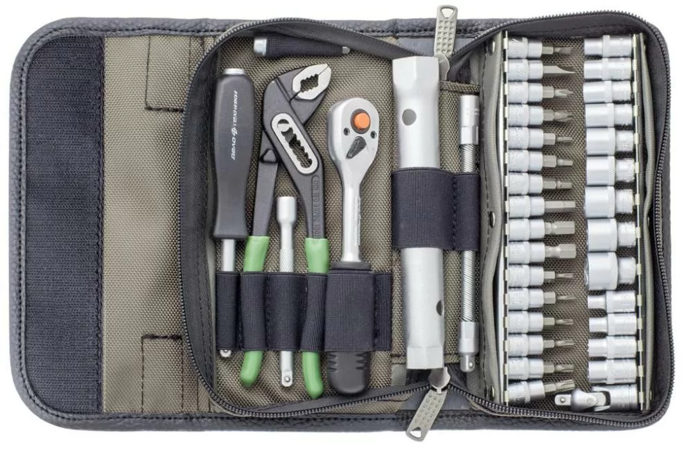 Набор головок и инструментов Дело Техники 1/4" в фирменной сумке (37 шт) №1