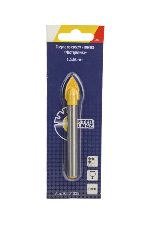 Сверло по стеклу и керамике МастерАлмаз 12 мм №1