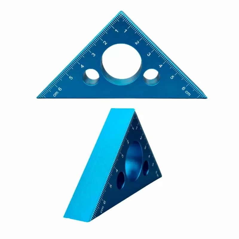 Линейка треугольная алюминиевая Uniqtool UTM-025T 75х75х12 мм – фото №1 Линейка треугольная алюминиевая Uniqtool UTM-025T 75х75х12 мм – №1