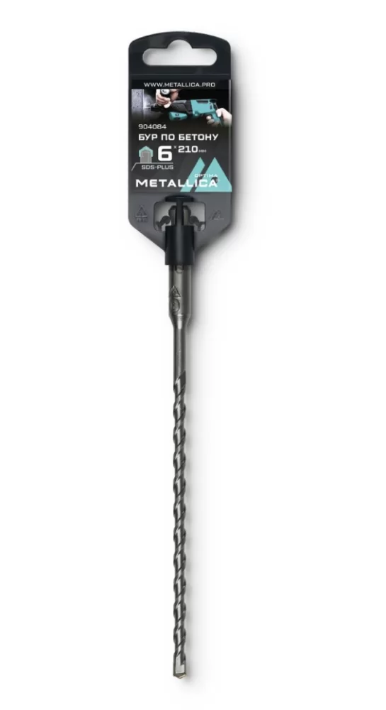 Бур SDS+ Metallica Optima 6х210/150 мм – фото №1 Бур SDS+ Metallica Optima 6х210/150 мм – №1