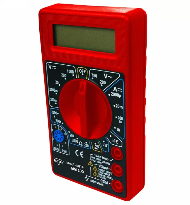 Мультиметр Elitech ММ 100 – фото №1 Мультиметр Elitech ММ 100 – №1