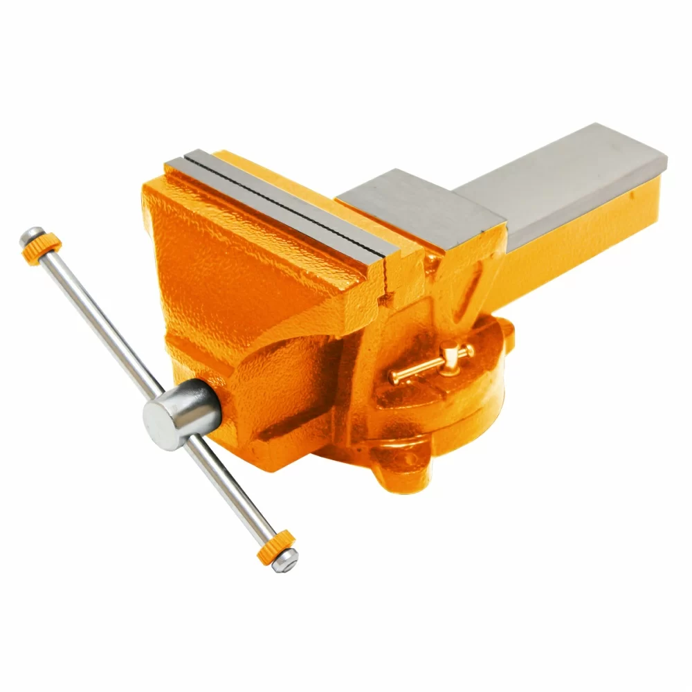 Тиски слесарные Калибр ТПСН-150 поворотные с наковальней – №1