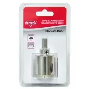 Фото товара «Коронка алмазная Elitech 35 мм по керамограниту в сборе с центрирующим сверлом»