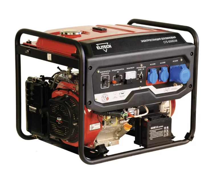 Генератор бензиновый Elitech СГБ 6500ЕАМ – №1