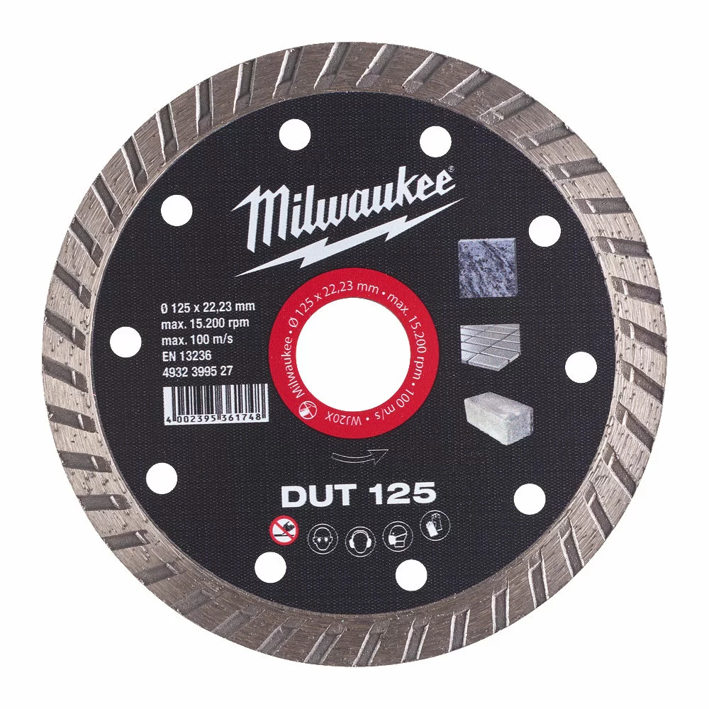 Диск алмазный Milwaukee DUT 125х22,2 мм – фото №1 Диск алмазный Milwaukee DUT 125х22,2 мм – №1