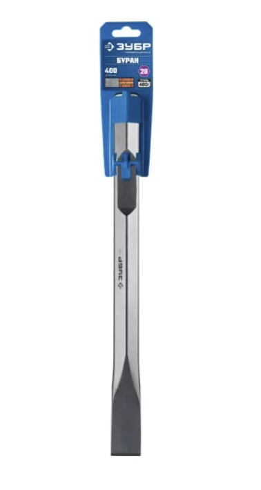 Зубило плоское НЕХ 28 Зубр "Буран" 35х400 мм – №1