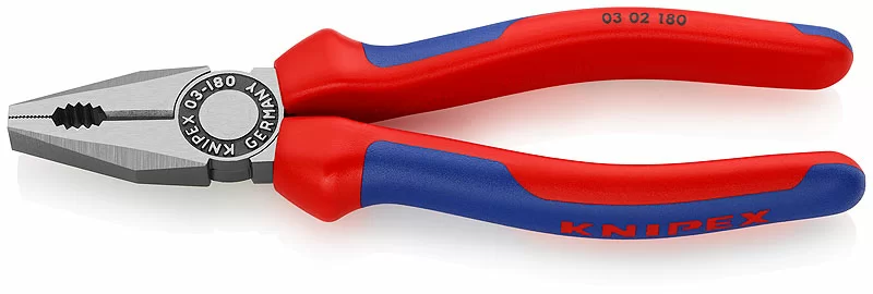 Плоскогубцы Knipex 180 мм, комбинированные (0302180) – №1
