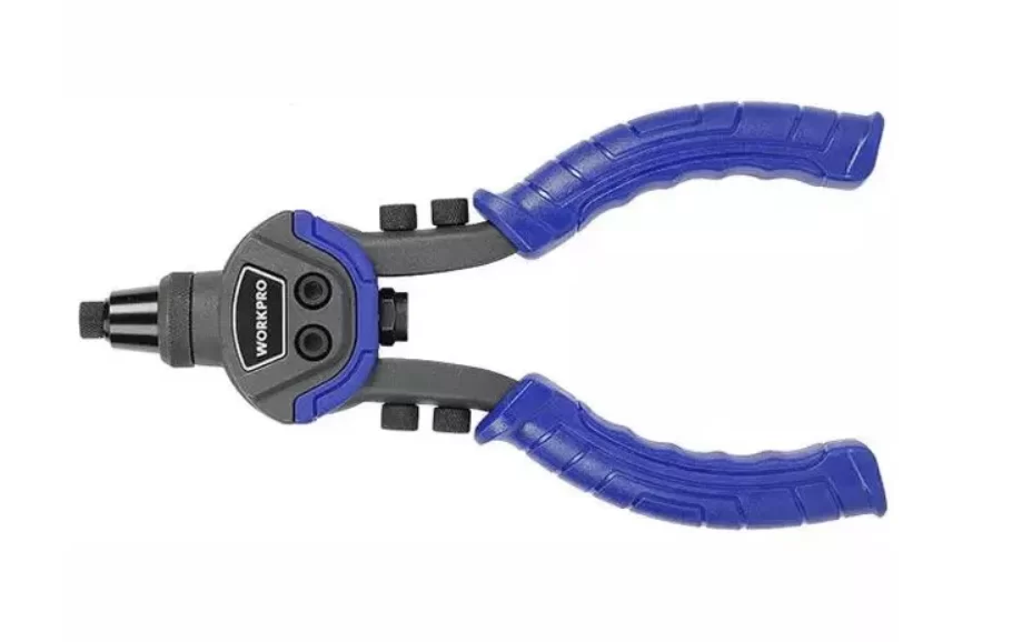 Заклепочник WORKPRO 250 мм двуручный + 5 размерных насадок (WP225003) – №1