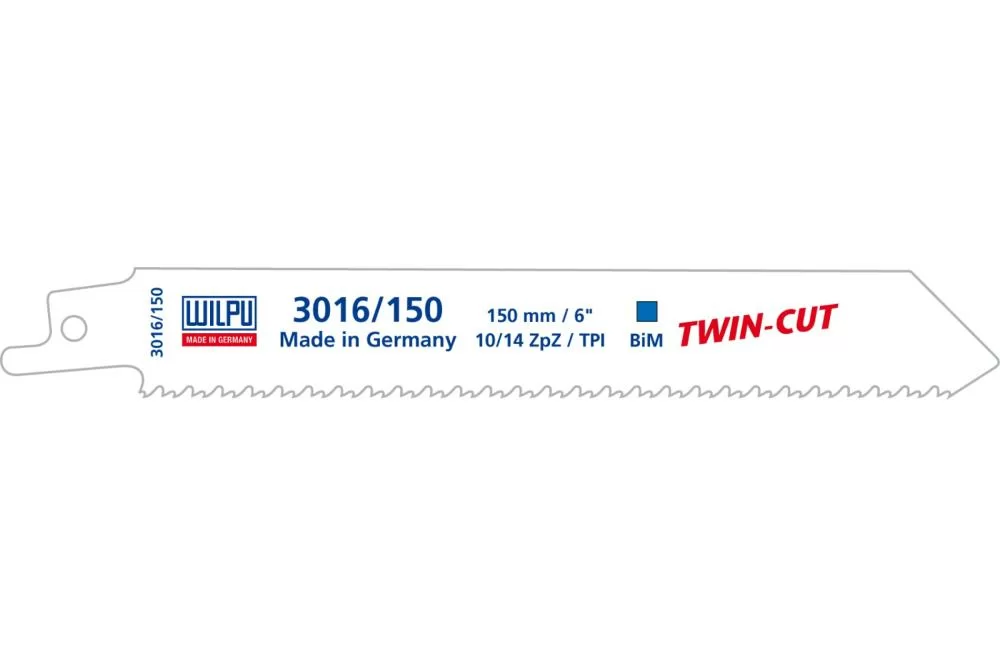 Полотно сабельное Wilpu 3016/150 Twin-Cut Bi-Metal (1 шт) – №1