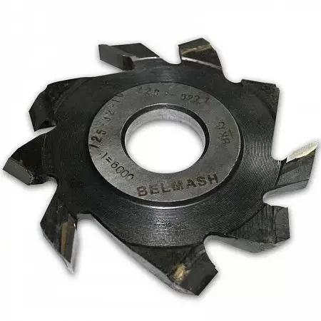 Фреза пазовая Белмаш 125x32x10 мм с подрезкой – №1