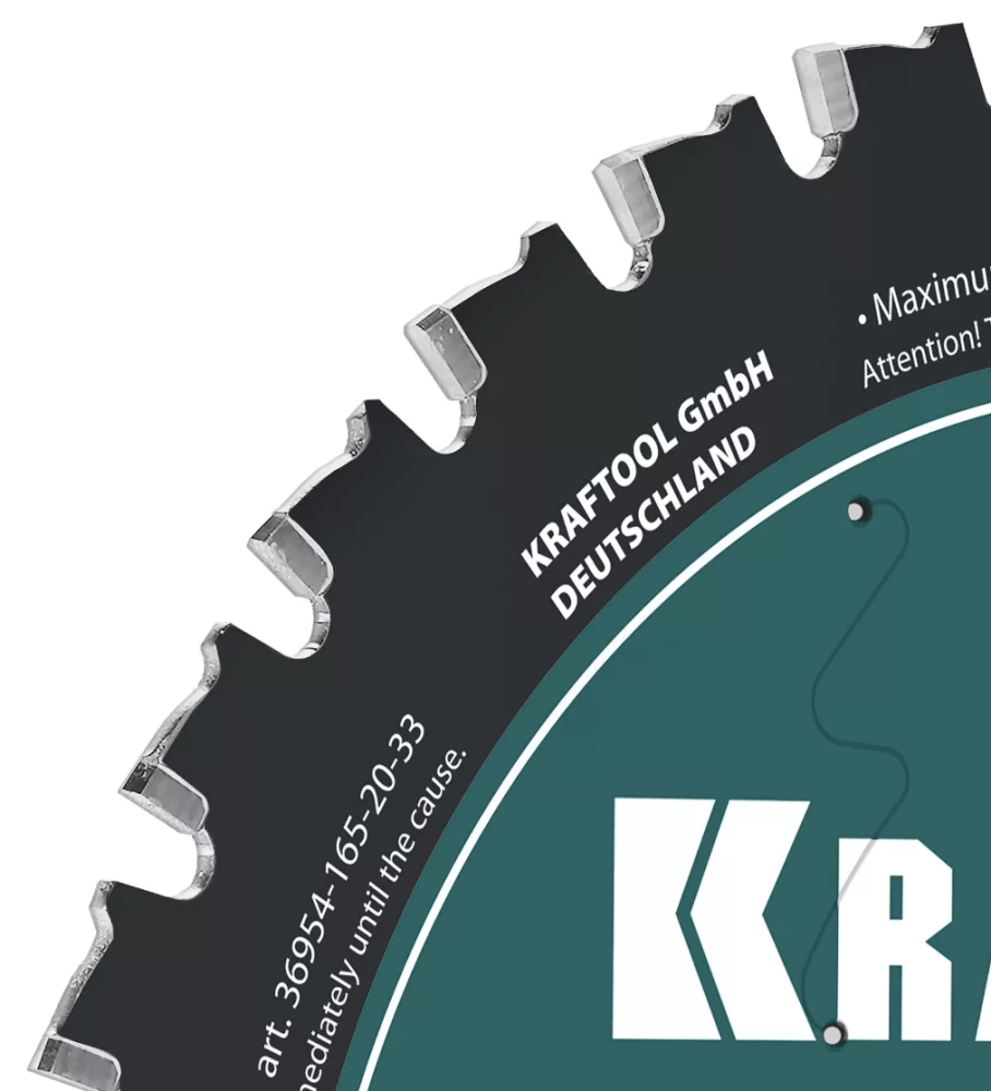 Диск пильный Kraftool 165х20 мм 33Т по металлу и стали (36954-165-20-33) – фото №1 Диск пильный Kraftool 165х20 мм 33Т по металлу и стали (36954-165-20-33) – №1