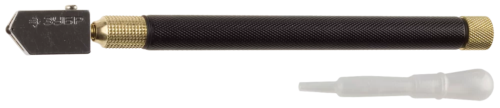 Стеклорез роликовый масляный Зубр Эксперт (33684) – фото №1 Стеклорез роликовый масляный Зубр Эксперт (33684) – №1