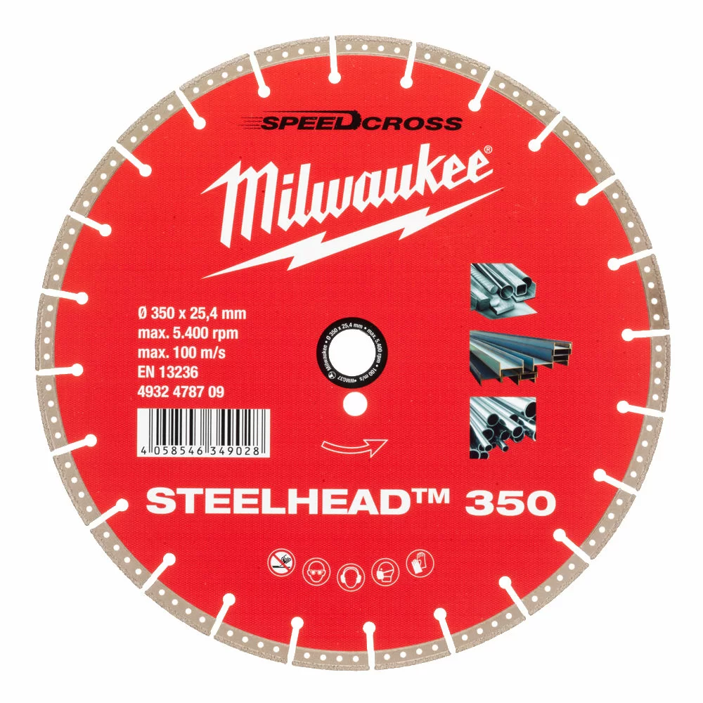 Диск алмазный Milwaukee SteelHead 350х25,4 мм – №1