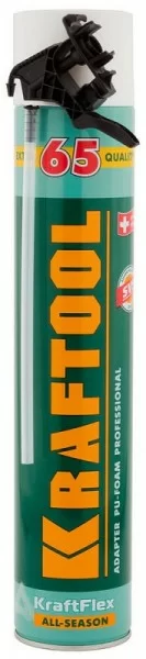 Пена монтажная Kraftool Premium 65 750 мл (для адаптера) – фото №1 Пена монтажная Kraftool Premium 65 750 мл (для адаптера) – №1