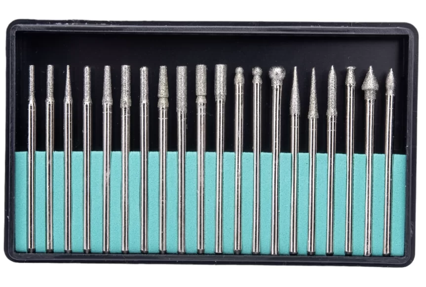 Набор шарошек с алмазным напылением Skrab (20 шт) (21128) №1