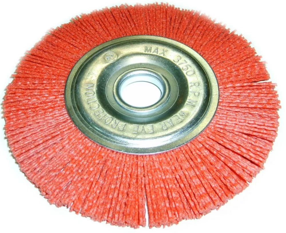 Корщетка для УШМ Skrab 150x22,2 мм, дисковая, нейлоновая – №1