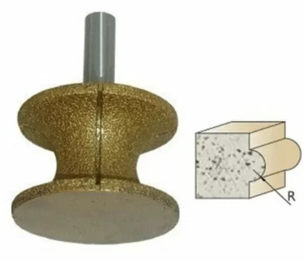 Фреза алмазная кромочная фигурная Strong 12х36х9,5 мм – №1