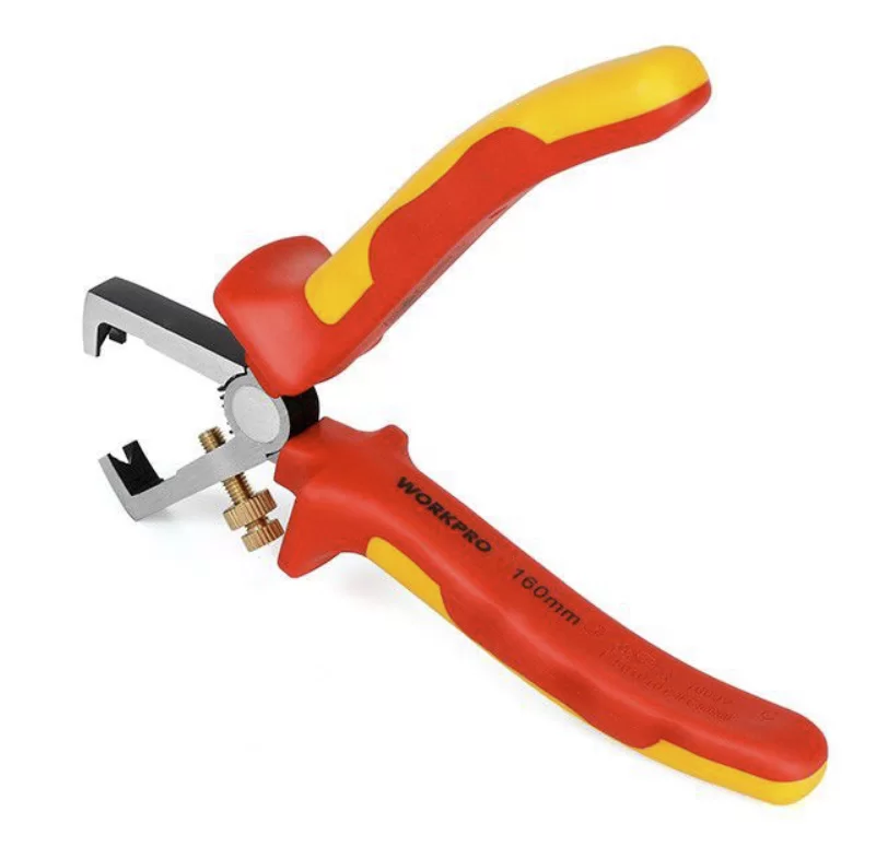 Клещи для снятия изоляции WORKPRO 160 мм диэлектрические (WP342010) – фото №1 Клещи для снятия изоляции WORKPRO 160 мм диэлектрические (WP342010) – №1