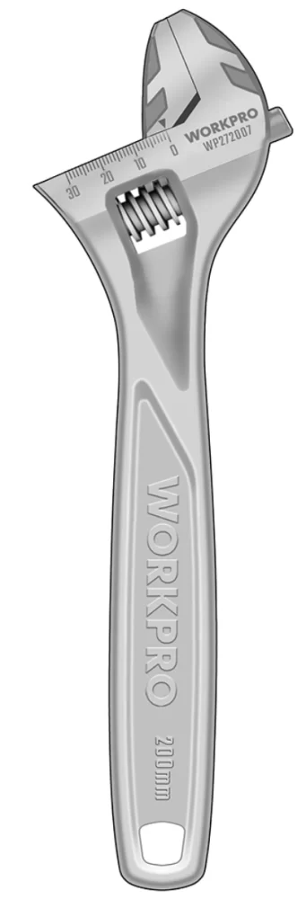 Ключ разводной WORKPRO CR-V 200 мм сверхмощный (WP272007) – №1