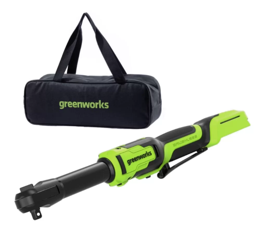 Аккумуляторный гайковерт-трещотка Greenworks GD24RWX 1/2" удлиненная в сумке (без акк. и з/у) №5