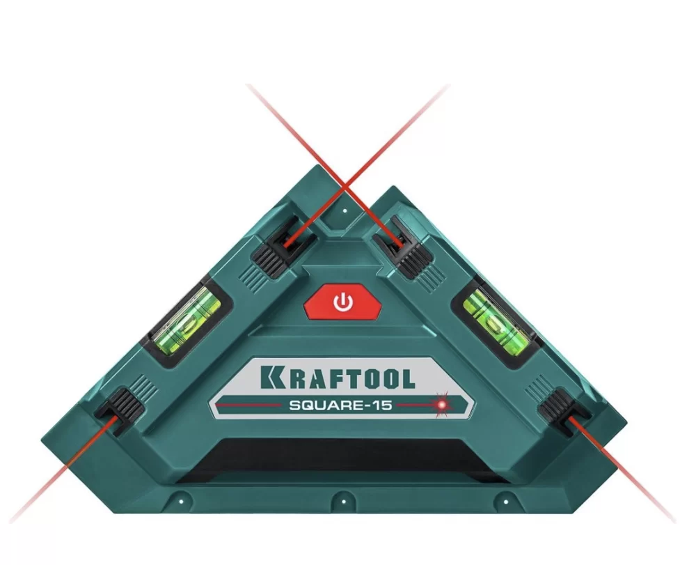 Лазерный угольник для кафеля Kraftool Square-15 (34705) – №1