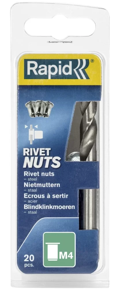 Заклепки резьбовые Rapid R:Rivets М4 (20 шт) №1