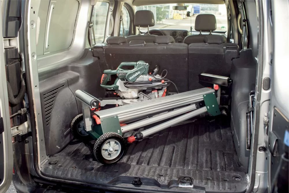 Подставка для торцовочной пилы Metabo KSU 251 на колёсах – №3