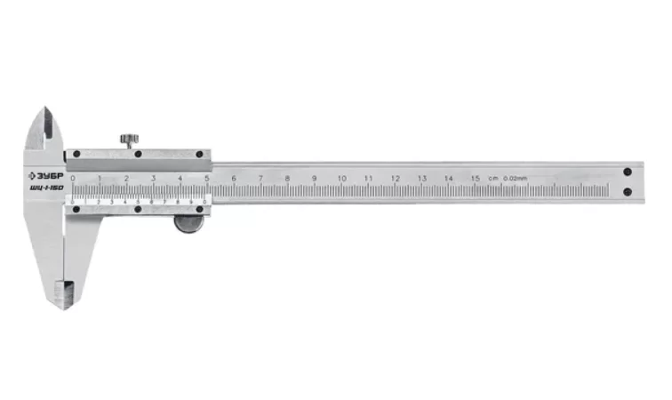 Штангенциркуль нониусный Зубр ШЦ-1-150 стальной (34514-150) – №1