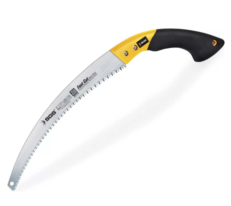 Ножовка загнутая для обрезки веток SGS 300 мм в ножнах – фото №1 Ножовка загнутая для обрезки веток SGS 300 мм в ножнах – №1