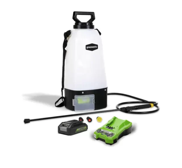 Аккумуляторный опрыскиватель Greenworks GSP1250K2 (1х2,0 Ач) – фото №1 Аккумуляторный опрыскиватель Greenworks GSP1250K2 (1х2,0 Ач) – №1
