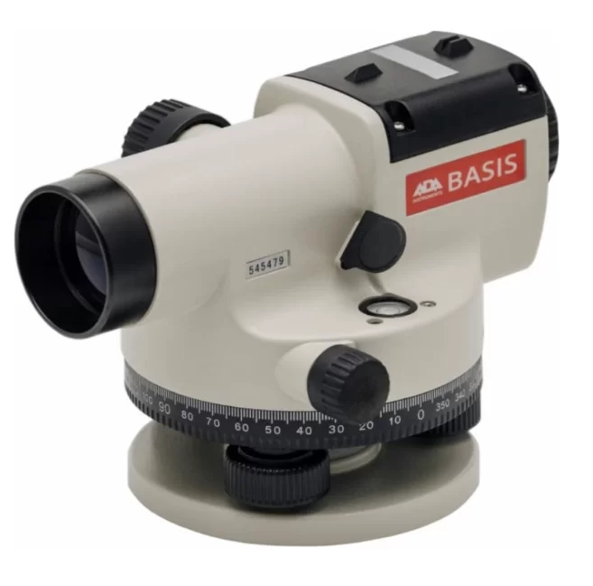 Нивелир оптический ADA Basis (нивелир, кейс, мелкий инструмент, нитяной отвес) – фото №1 Нивелир оптический ADA Basis (нивелир, кейс, мелкий инструмент, нитяной отвес) – №1